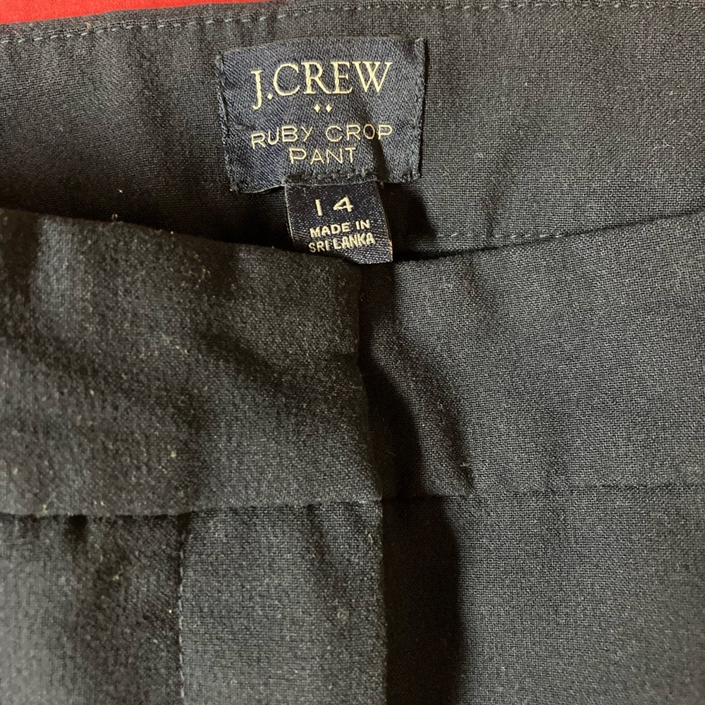 J. Crew Factory Women's Ruby Crop Pants in Black